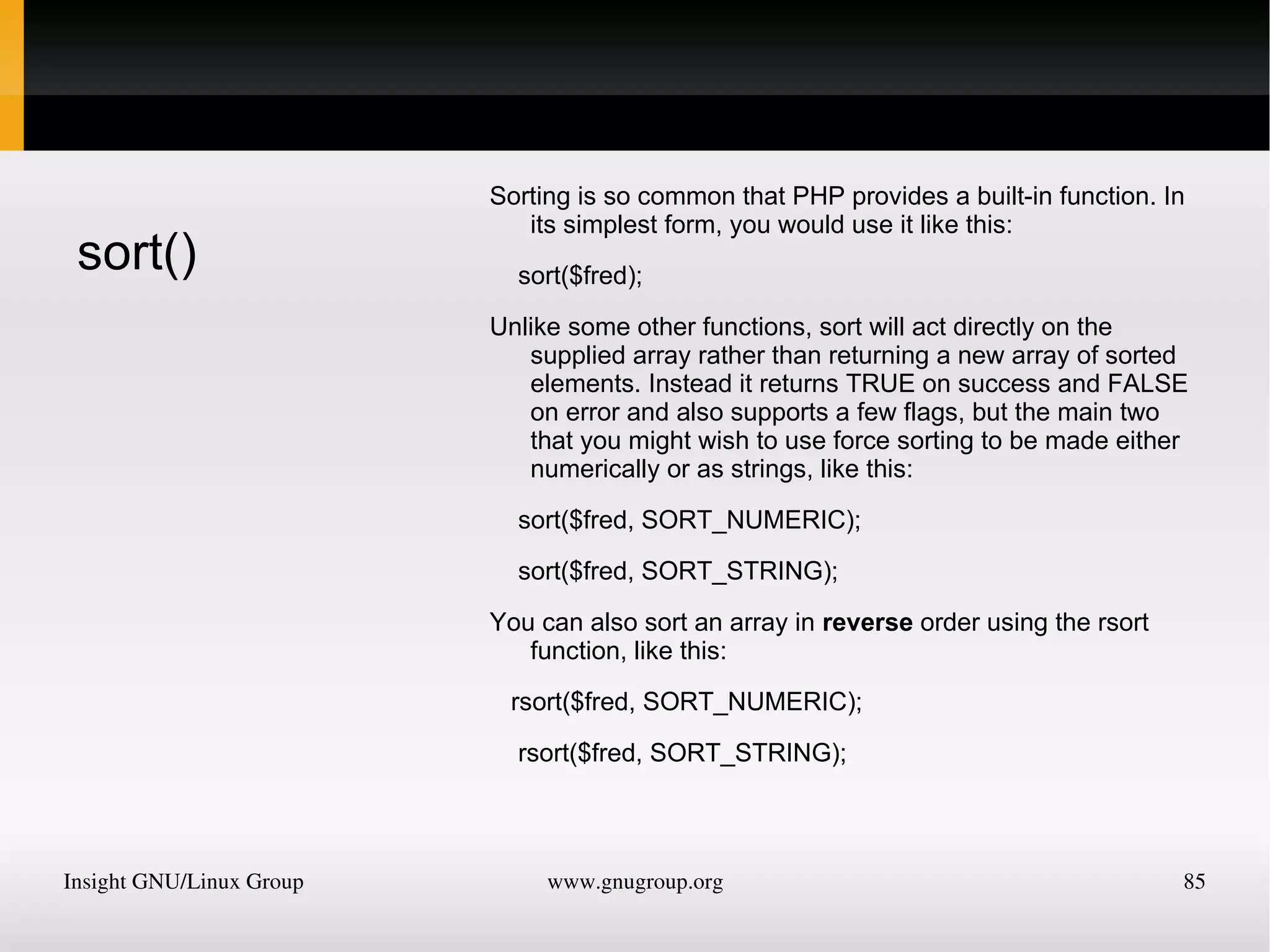 Predefined constants PHP's magic constants:One handy use of these variables is for debugging purposes, when you need to insert a line of code to see whether the program flow reaches it: 