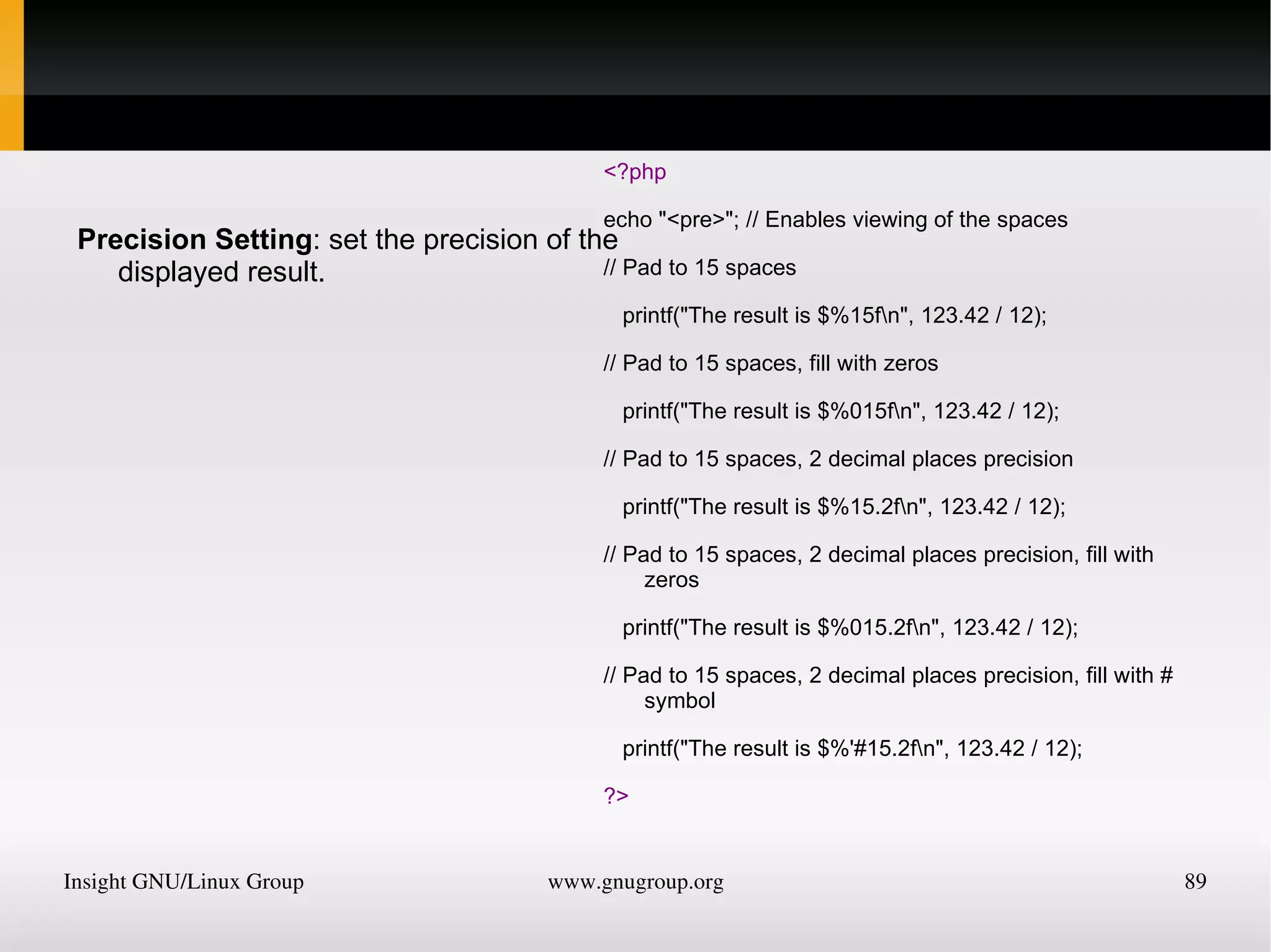 Print can be used for complex expressions. an example to output whether the value of a variable is TRUE or FALSE using print, something you could not perform in the same manner with echo, because it would display a “Parse error” message: 