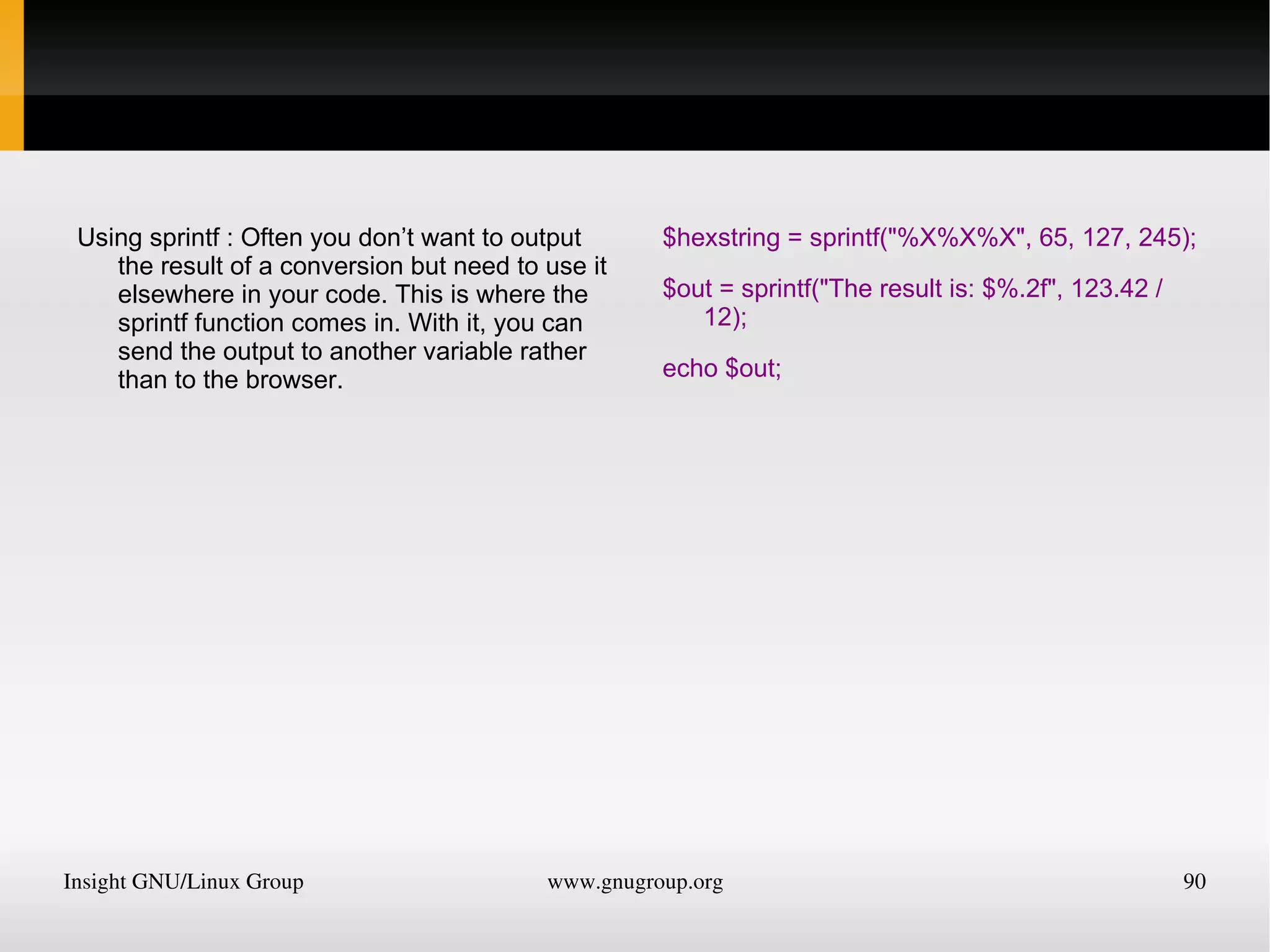 $b ? print &quot;TRUE&quot; : print &quot;FALSE&quot;; 