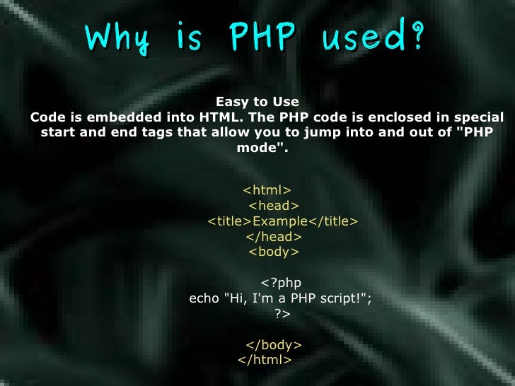 Php Presentation