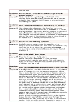 100 PHP question and answer | DOCX