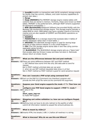 100 PHP question and answer | DOCX