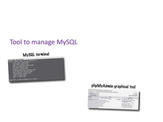 Tool to manage MySQL
 
