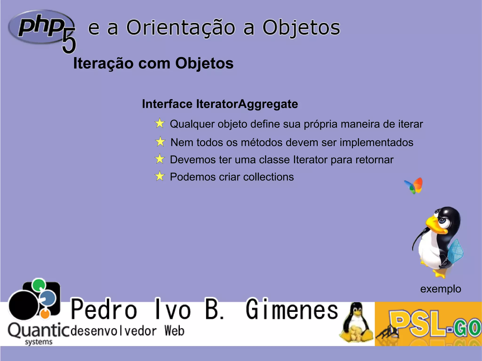 Php5 e a orientação a objetos