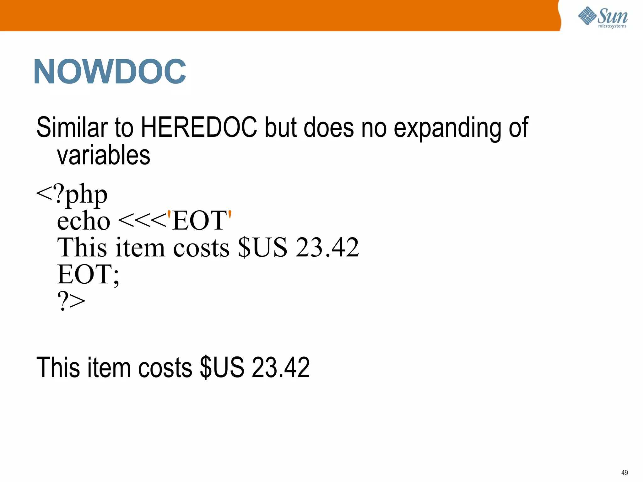 A closer look var_dump ( $callback ); object(Closure)#1 (0) { } Anonymous Functions/Closures are implemented as Objects of the type “Closure” 