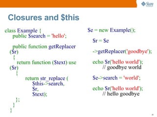 new $string;  won't know anything about namespaces neither do callbacks or anything else which takes class names as string When using namespaces the  namespace  declaration has to be in  at the beginning of the file 