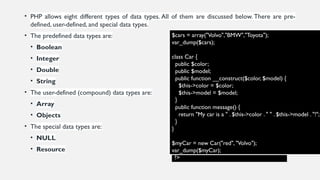 Introduction to PHP and MySql basics.pptx