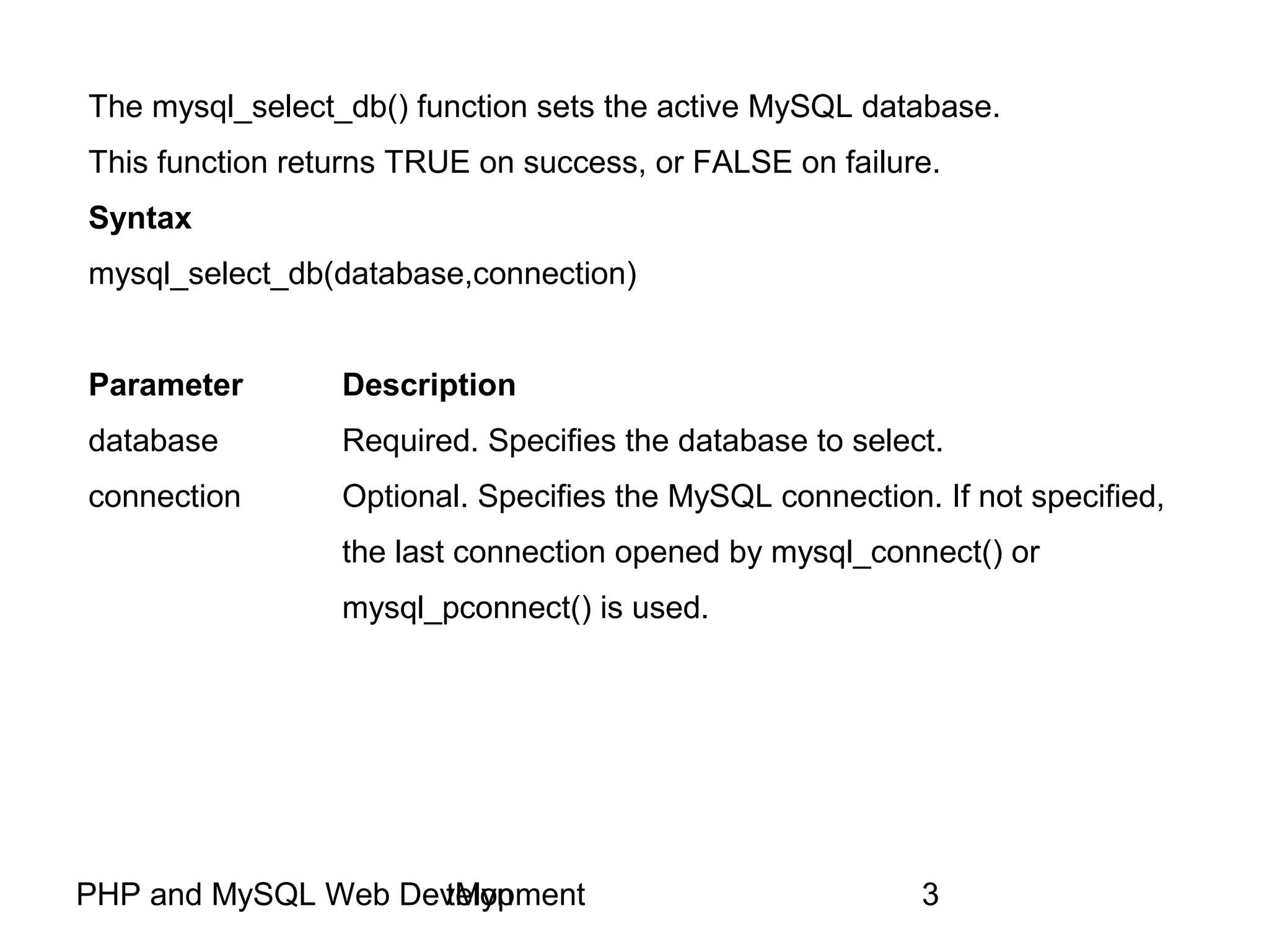 Php and MySQL Web Development | PPT