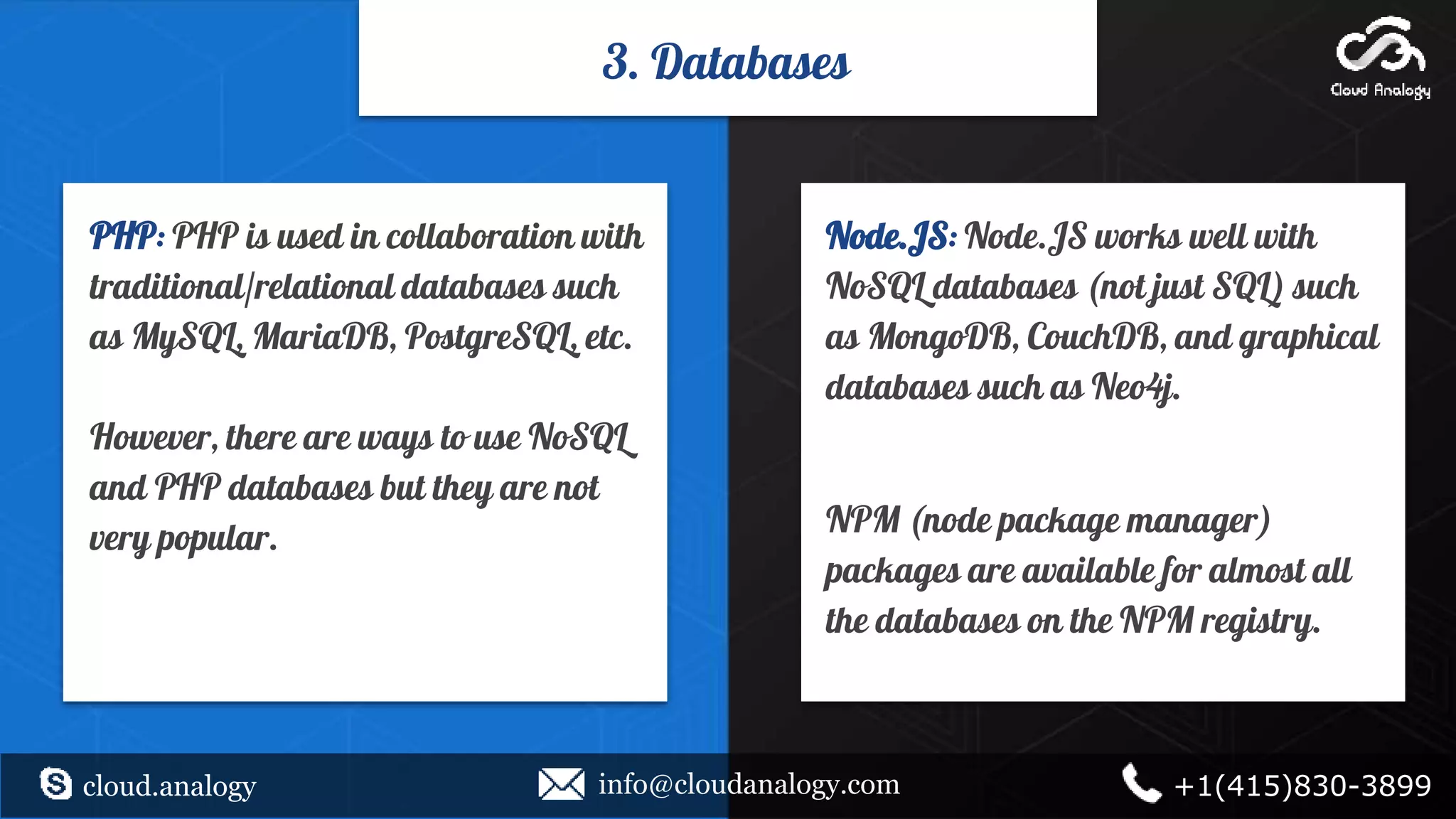 PHP and Node.js-Differences and Similarities | PPT