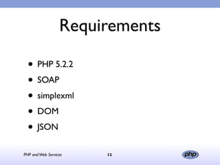 Php And Web Services