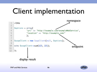 Php And Web Services