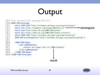 Php And Web Services