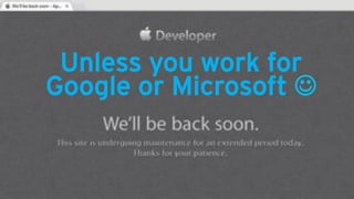 COMPANY CONFIDENTIAL – DO NOT DISTRIBUTE11
Unless you work for
Google or Microsoft !
 