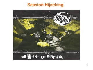 22 
Session Hijacking 
 