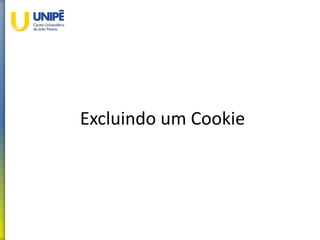 Excluindo um Cookie
 