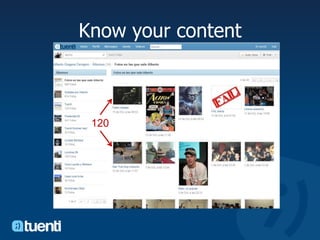 Know your content120