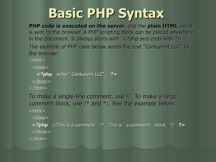 php language tutorial pdf