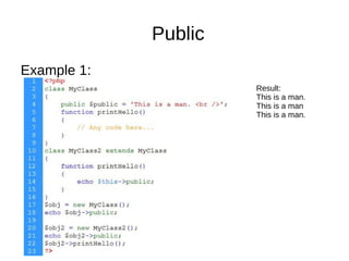 Public
Example 1:
Result:
This is a man.
This is a man
This is a man.
 