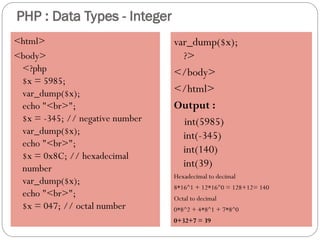 Comprehensive Introduction to PHP Programming Basics and Features | PPT