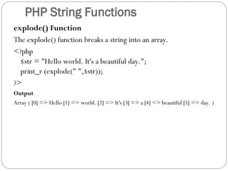 Comprehensive Introduction to PHP Programming Basics and Features | PPT