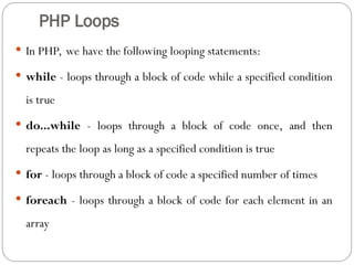 Comprehensive Introduction to PHP Programming Basics and Features | PPT