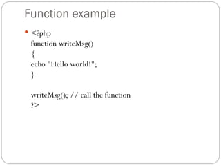 Comprehensive Introduction to PHP Programming Basics and Features | PPT