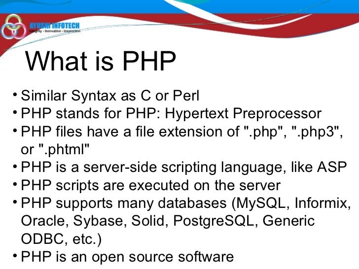 Php basic for vit university
