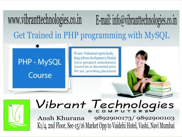 Php Intriduction To Mysql And Php