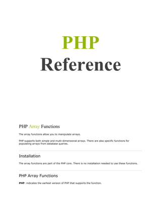 Free PHP Book Online | PHP Development in India