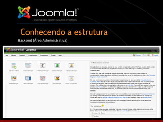 Conhecendo a estrutura Backend (Área Administrativa) 