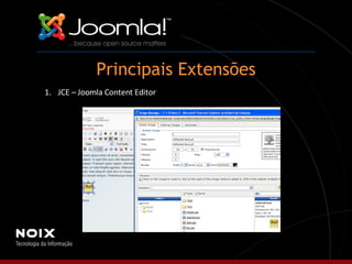 JCE – Joomla Content Editor Principais Extensões 