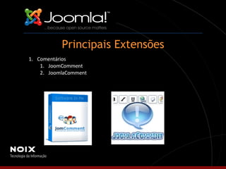 Comentários JoomComment JoomlaComment Principais Extensões 