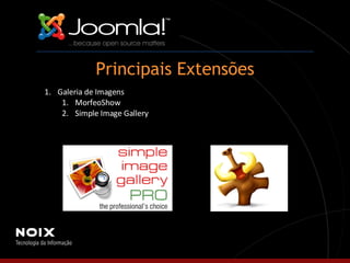 Galeria de Imagens MorfeoShow Simple Image Gallery Principais Extensões 