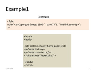 PHP File Handling | PPTX