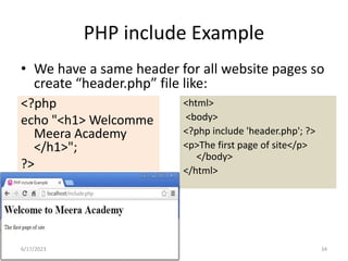 PHP File Handling | PPTX