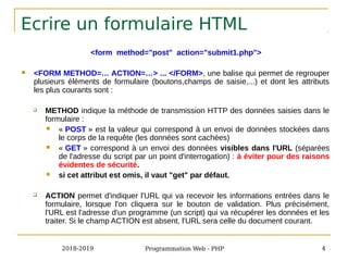 Comprehensive Guide to PHP Web Programming and HTML Forms | PDF