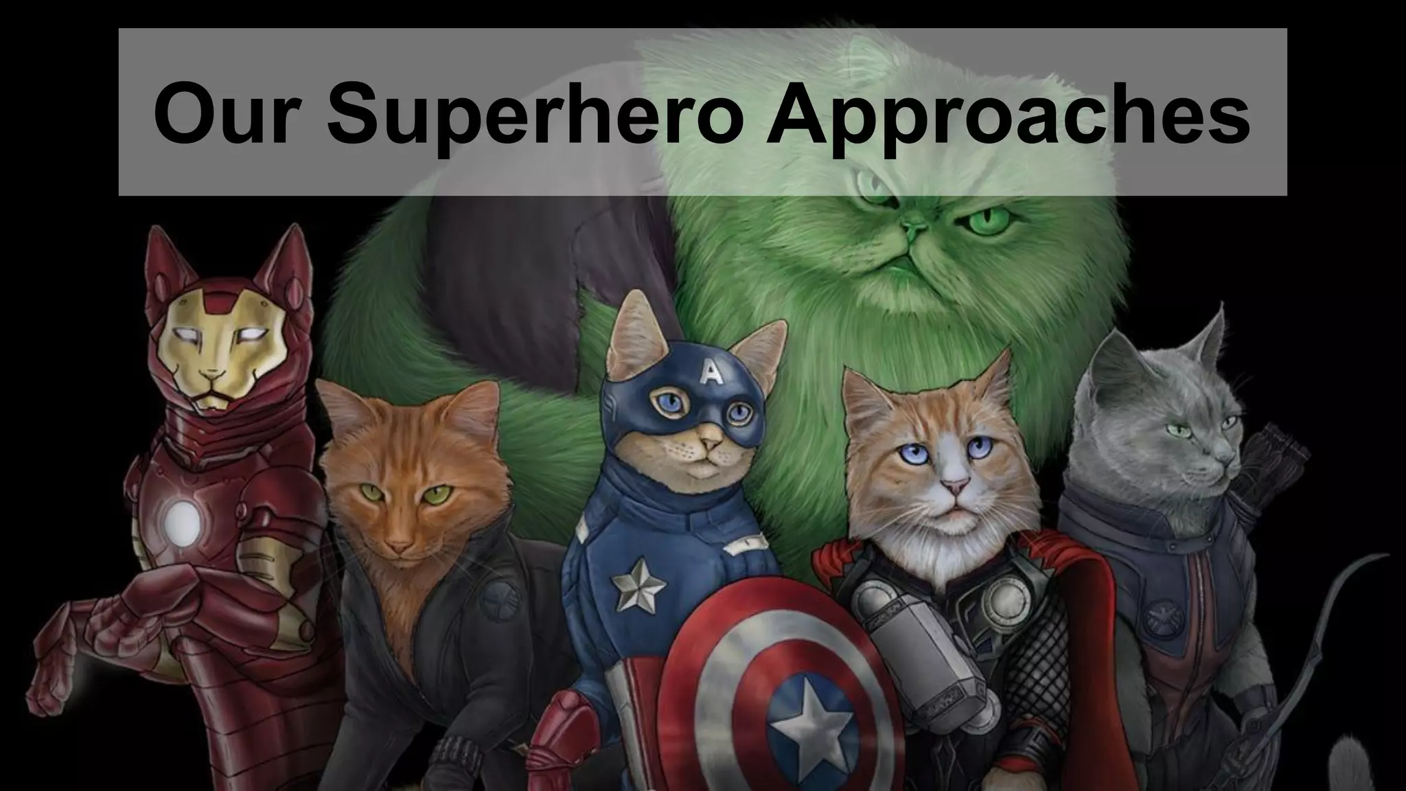 Our Superhero Approaches
 