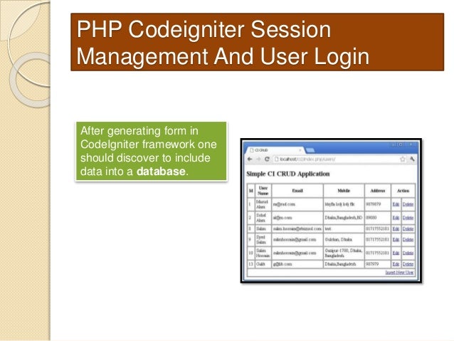 login form in php with session and validation php codeigniter session management and user login login form in php with session and validation php codeigniter session management and user login