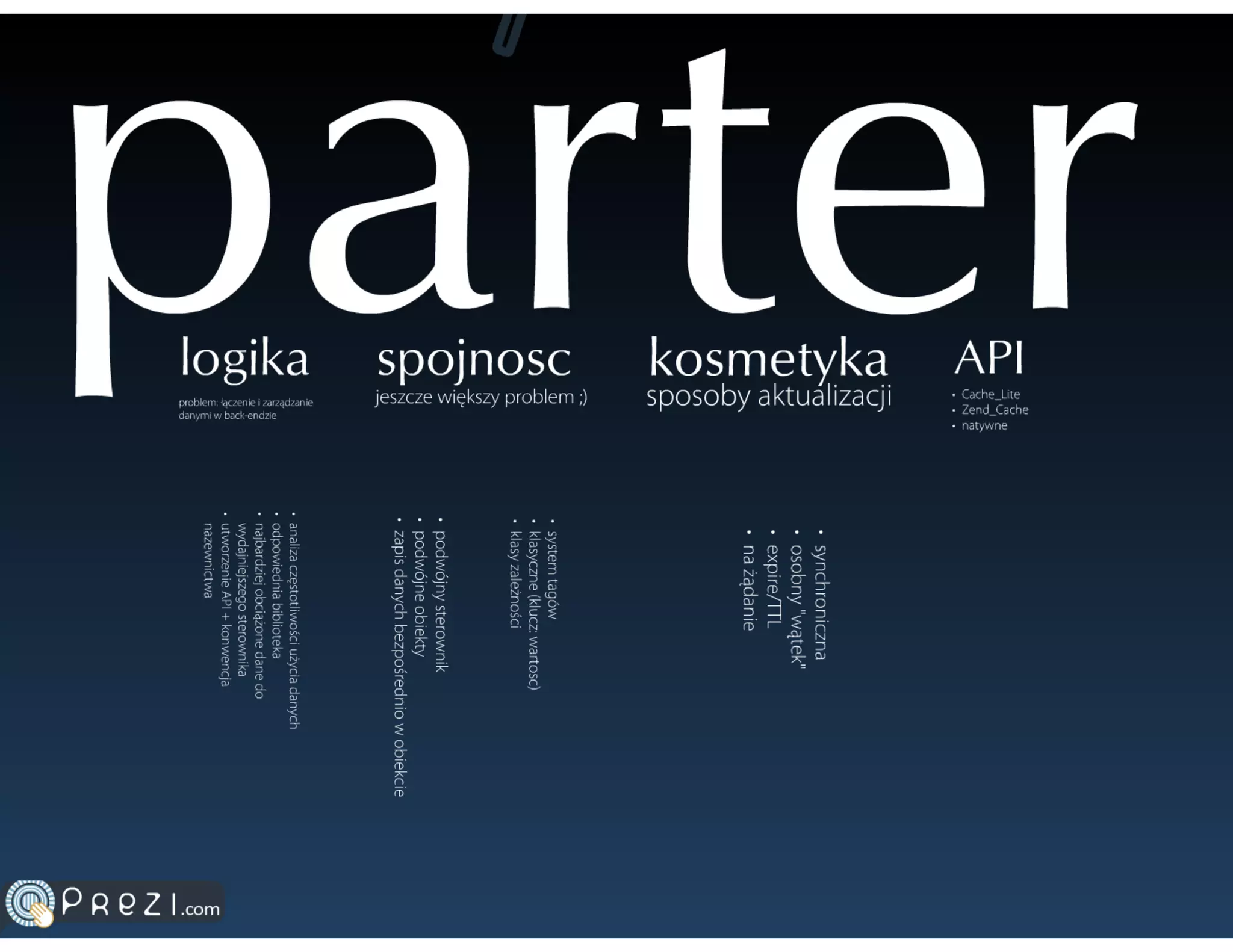 Systemy cache'owania danych w PHP