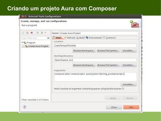 Criando um projeto Aura com Composer

 