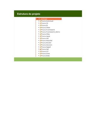 Estrutura do projeto

 