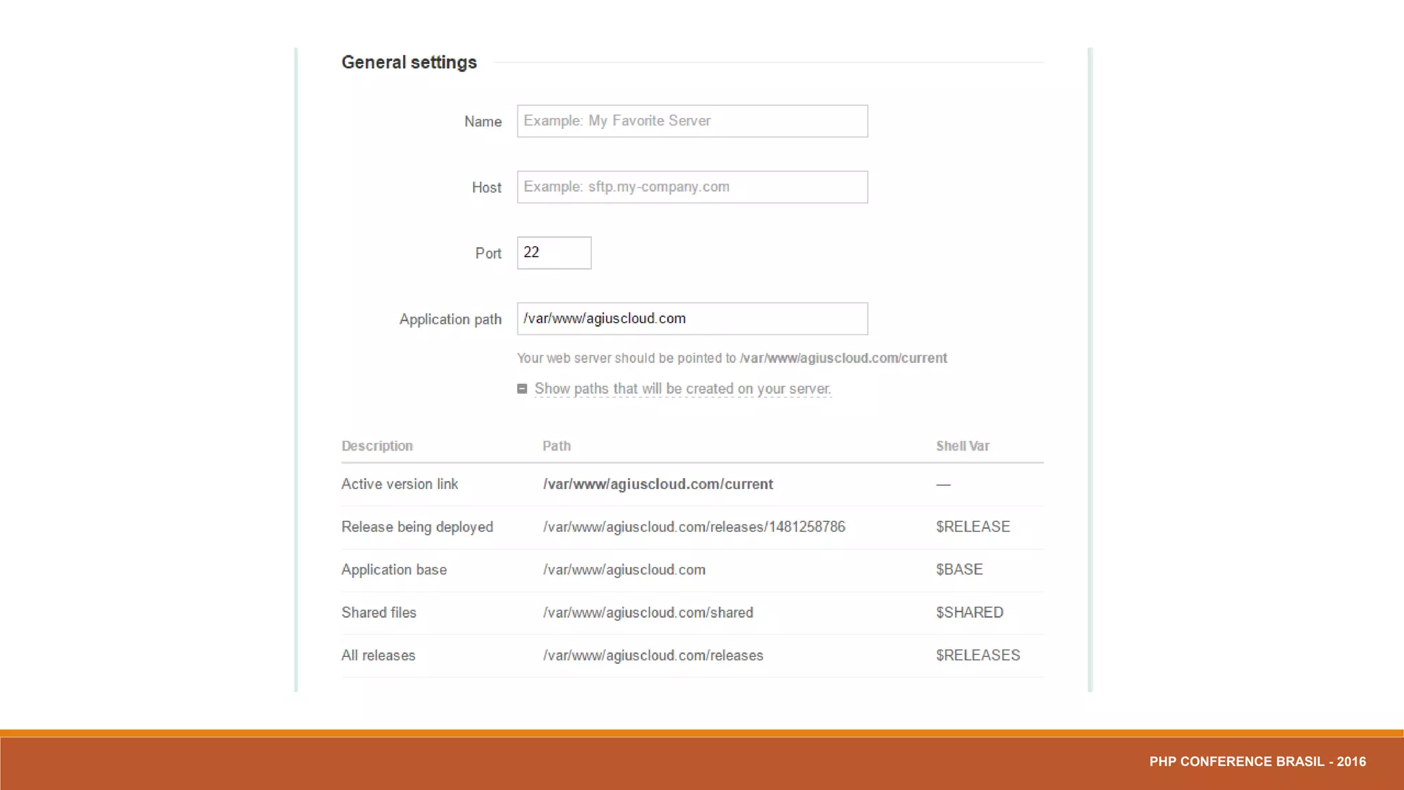 PHP CONFERENCE BRASIL - 2016
 