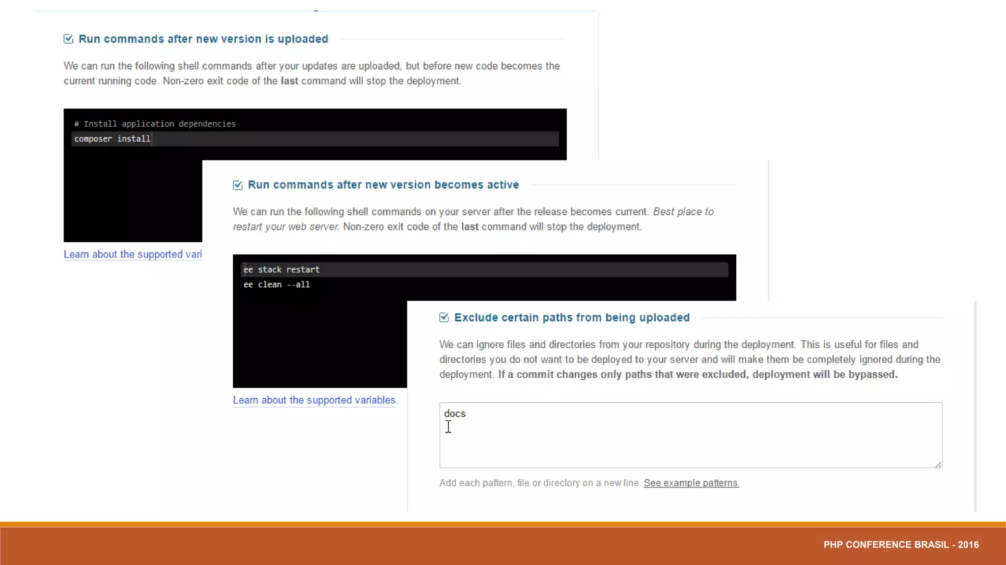 PHP CONFERENCE BRASIL - 2016
 