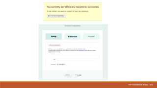 1 – Criar o VPS em sua hosting de preferência.
2 – Acessar sua VPS com o PuTTY.
3 – Instalar os Servidores/Serviços com EasyEngine
$ sudo wget -qO ac git.io/v1aNA && sudo bash ac
4 – Instalar a aplicação.
$ ee site create agiuscloud.com --mysql (--hhvm ou –php7)
5 – Fazer o primeiro deploy.
PHP CONFERENCE BRASIL - 2016
 