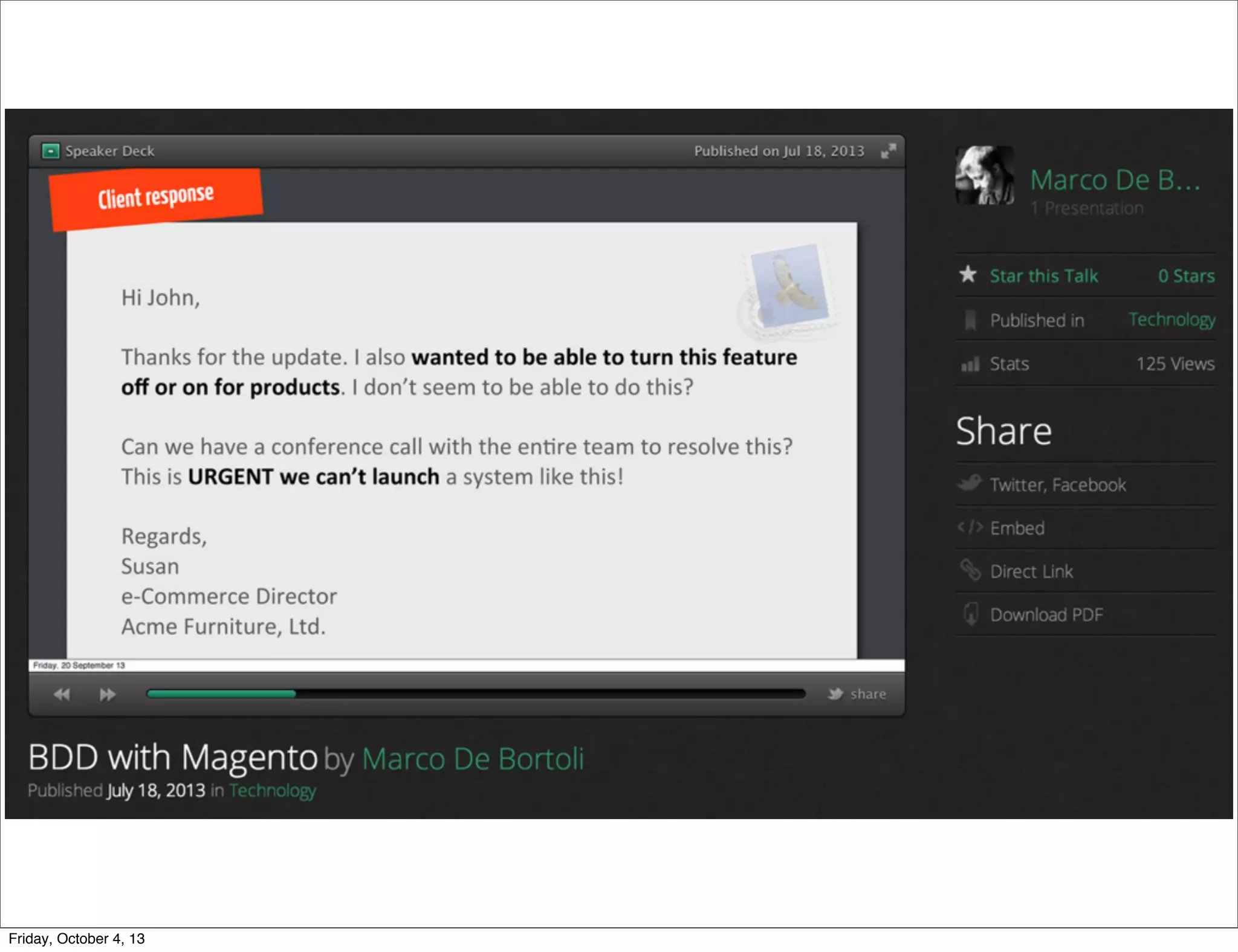 Friday, October 4, 13

 