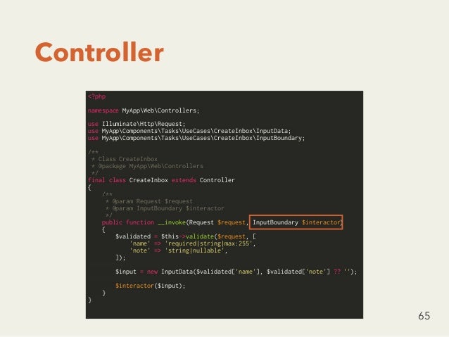 Laravel でやってみるクリーンアーキテクチャ #phpconfuk