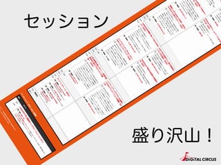 ありがとうございました
@tomzoh
デジタルサーカス（株）
声かけてください
 