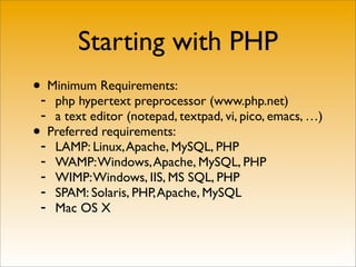 Php Crash Course - Macq Electronique 2010 | PDF