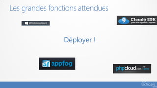 Les grandes fonctions attendues



                 Déployer !
 