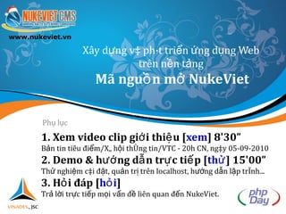 Hỗ trợ dịch thuật bổ sung từ Admin Control Panel Tính năng chính Mã nguồn mở NukeViet Đa ngôn ngữ 100% Ngôn ngữ giao diện  
